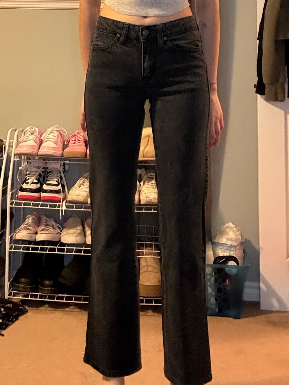 Aura black Straight Leg Jeans size 25/26